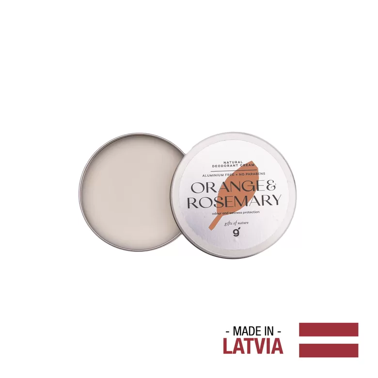 GREENUM Дезодорант-крем ORANGE & ROSEMARY, 50 г